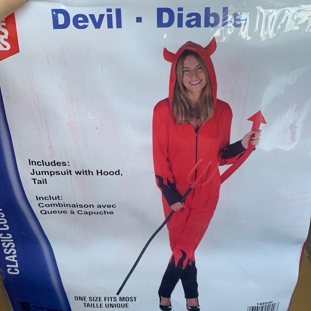 Devil costume women one size